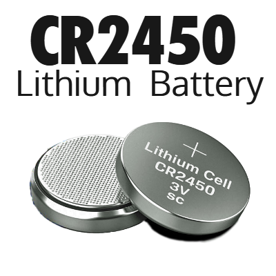 CR2450 3V Lithium Coin Cell Battery