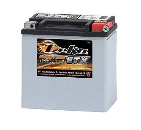 ETX14L, Deka Power Sports Battery