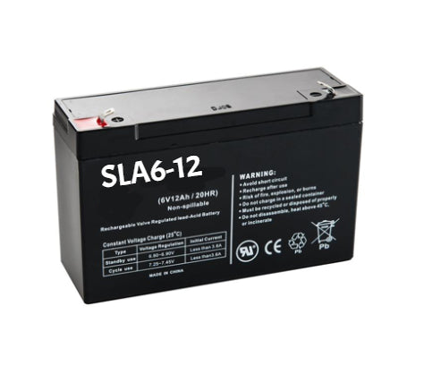 LP6-12 6V-12 Amp Alarm System, Flashlight Battery