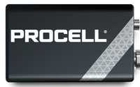 Duracell Procell 9V Alkaline Battery 12/Pack (PC1604)